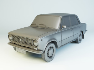 vaz-21011 zhiguli 1974 lada 3D 모델