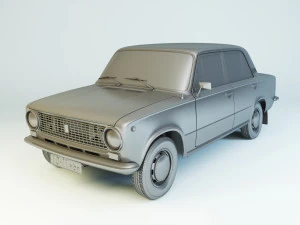 vaz-21011 zhiguli 1974 lada 3D Model