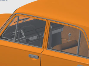 vaz-21011 zhiguli 1974 lada 3D Model