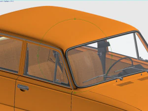 vaz-21011 zhiguli 1974 lada 3D Model