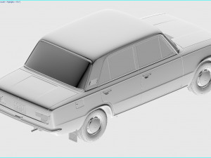 vaz-21011 zhiguli 1974 lada 3D 모델