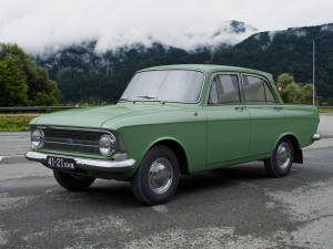izh moskvitch-412 ie 1967 3D Модель