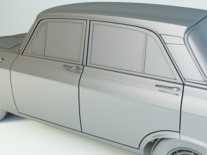 izh moskvitch-412 ie 1967 Model 3D