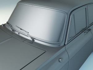 izh moskvitch-412 ie 1967 Model 3D