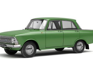 izh moskvitch-412 ie 1967 Model 3D
