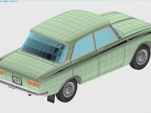 izh moskvitch-412 ie 1967 Model 3D