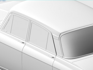 izh moskvitch-412 ie 1967 Model 3D