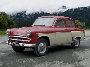 МЗМА Москвич-407 1959 г. 3D Модель