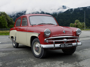 mzma moskvitch-407 1959 Modelo 3D