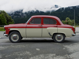 mzma moskvitch-407 1959 Modelo 3D