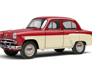 mzma moskvitch-407 1959 Modelo 3D