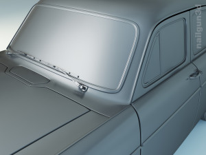mzma moskvitch-407 1959 Modelo 3D