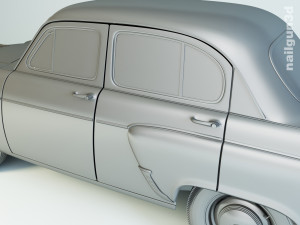 mzma moskvitch-407 1959 Modelo 3D