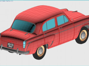 mzma moskvitch-407 1959 Modelo 3D