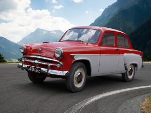 mzma moskvitch-407 1959 Modelo 3D