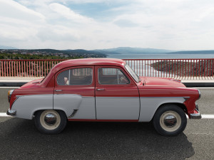 mzma moskvitch-407 1959 Modelo 3D