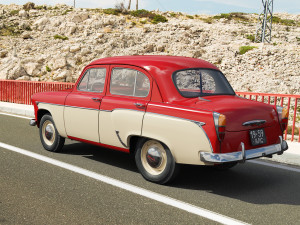 mzma moskvitch-407 1959 Modelo 3D