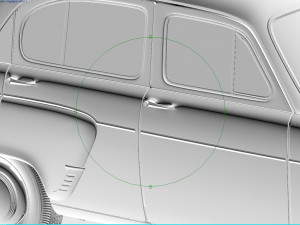 mzma moskvitch-407 1959 Modelo 3D