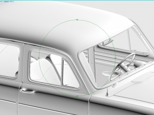 mzma moskvitch-407 1959 Modelo 3D