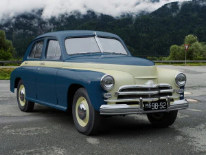 gaz-m20v pobeda 1955 3D Model