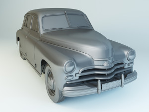 gaz-m20v pobeda 1955 3D Model