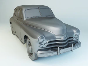 gaz-m20v pobeda 1955 3D Model