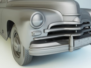 gaz-m20v pobeda 1955 3D Model