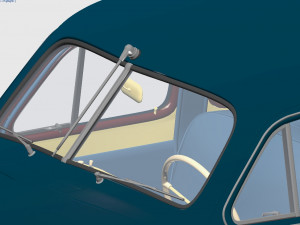 gaz-m20v pobeda 1955 3D Model