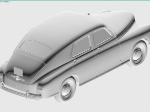 gaz-m20v pobeda 1955 3D Model