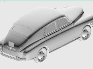 gaz-m20v pobeda 1955 3D Model