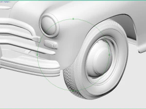 gaz-m20v pobeda 1955 3D Model