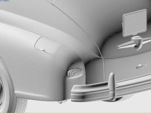 gaz-m20v pobeda 1955 3D Model