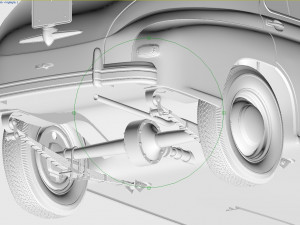 gaz-m20v pobeda 1955 3D Model