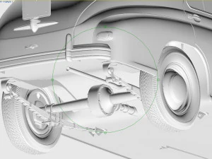 gaz-m20v pobeda 1955 3D Model