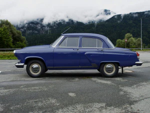 gaz-21 volga 1962 3D Model