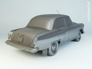 gaz-21 volga 1962 3D Model