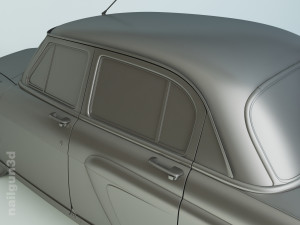 gaz-21 volga 1962 3Dモデル