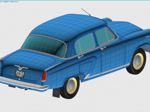 gaz-21 volga 1962 3Dモデル