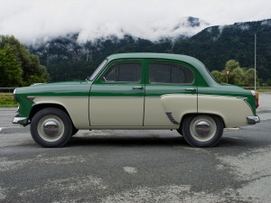 mzma moskvitch-407 1962 3D 모델