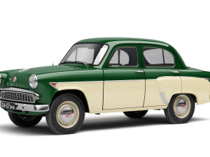 mzma moskvitch-407 1962 3D 모델
