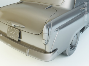 mzma moskvitch-407 1962 3D 모델