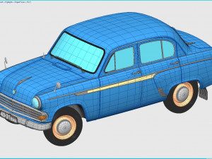 mzma moskvitch-403 ie 1963 3D Model