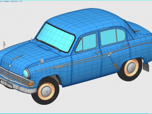 mzma moskvitch-403 ie 1963 3D Model