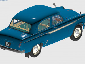 mzma moskvitch-403 ie 1963 3D Model
