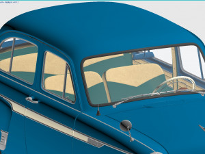 mzma moskvitch-403 ie 1963 3D Model
