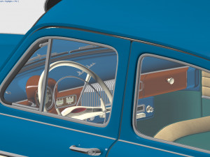 mzma moskvitch-403 ie 1963 3D Model