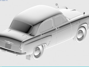 mzma moskvitch-403 ie 1963 3D Model