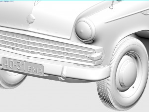 mzma moskvitch-403 ie 1963 3D Model