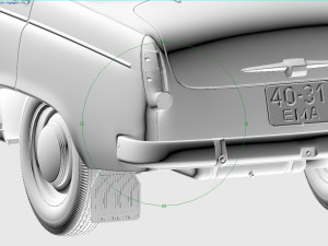 mzma moskvitch-403 ie 1963 3D Model