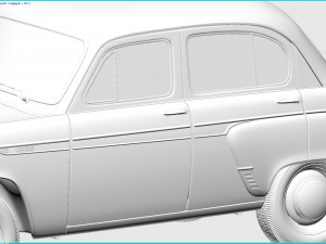 mzma moskvitch-403 ie 1963 3D Model